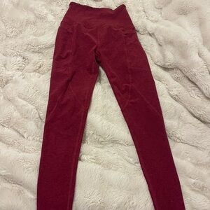 Beyond Yoga size xs red leggings